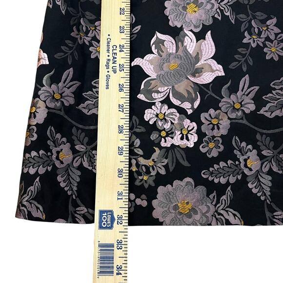 Urban Outfitters Jacquie Jacquard Mini Dress XS/S Floral Open Back Party READ - Picture 11 of 12